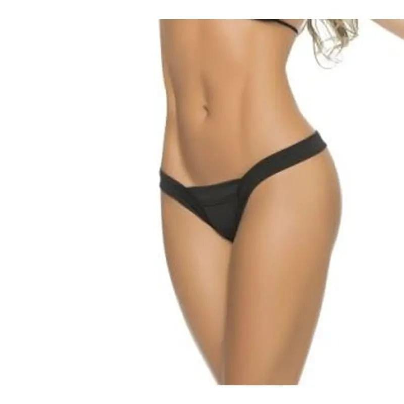 Perfect Thong Black Mapale Discreet Intimate Essentials.
