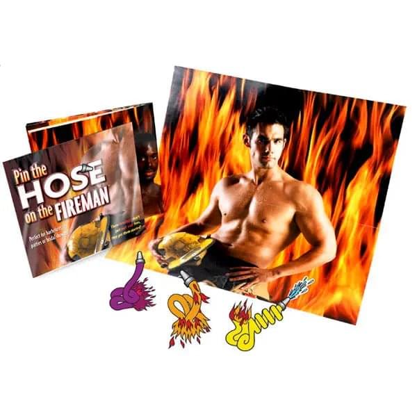 Pin The Hose On The Fireman - Hens Party Game Little Genie Discreet Intimate Essentials.