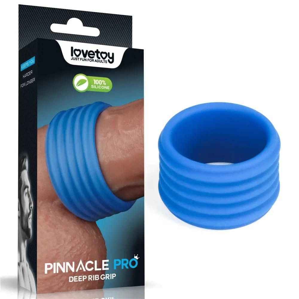 Pinnacle Pro Deep Rib Grip -  Cock Ring Lovetoy Discreet Intimate Essentials.