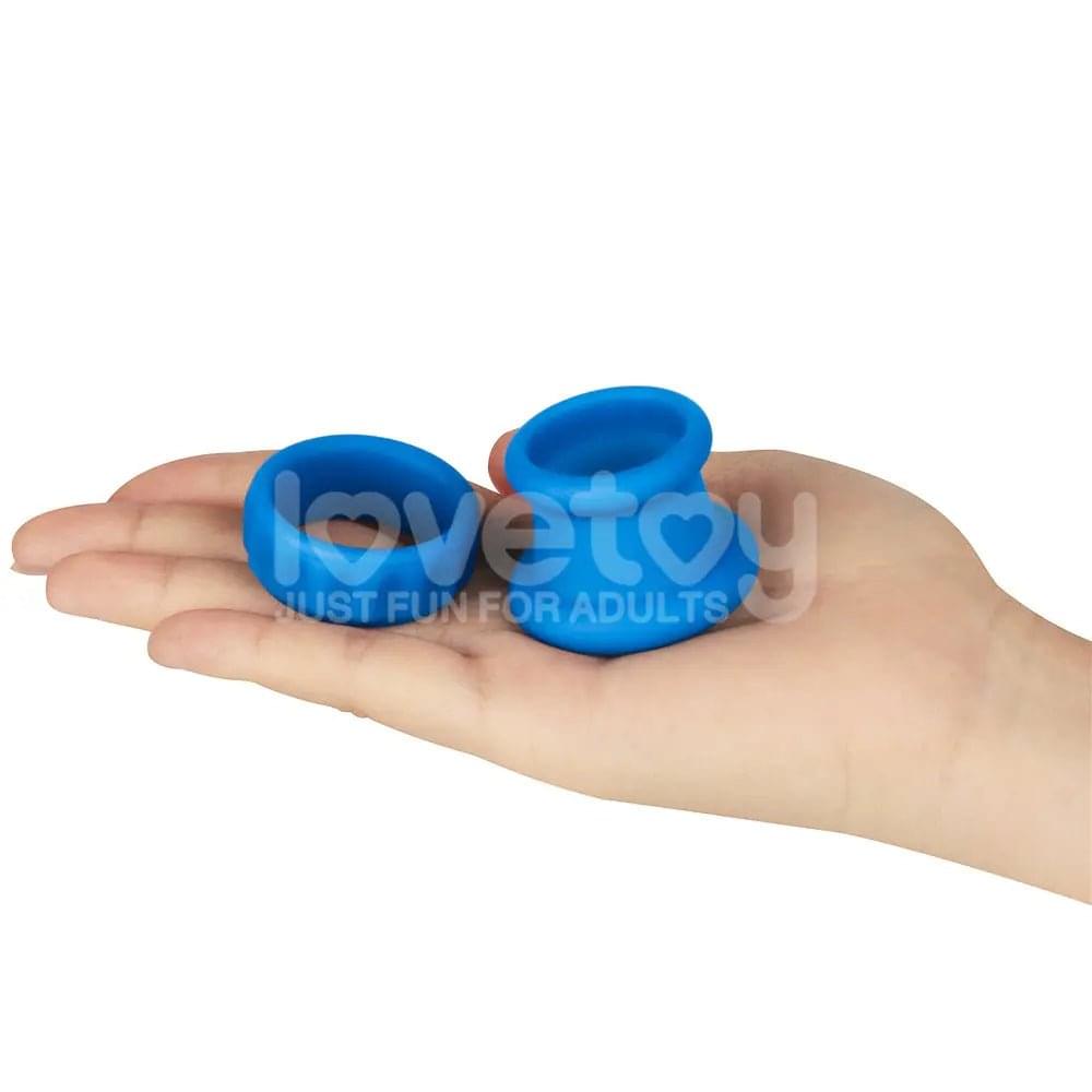Pinnacle Pro Twin Flex -  Cock & Balls Rings Lovetoy Discreet Intimate Essentials.
