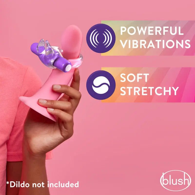 Shop affordable quality Play With Me Bull Vibrating C-Ring - Clear/ Vibrating Cock Ring - Discreet Intimate Essentials - COCK RINGS - Blush Novelties