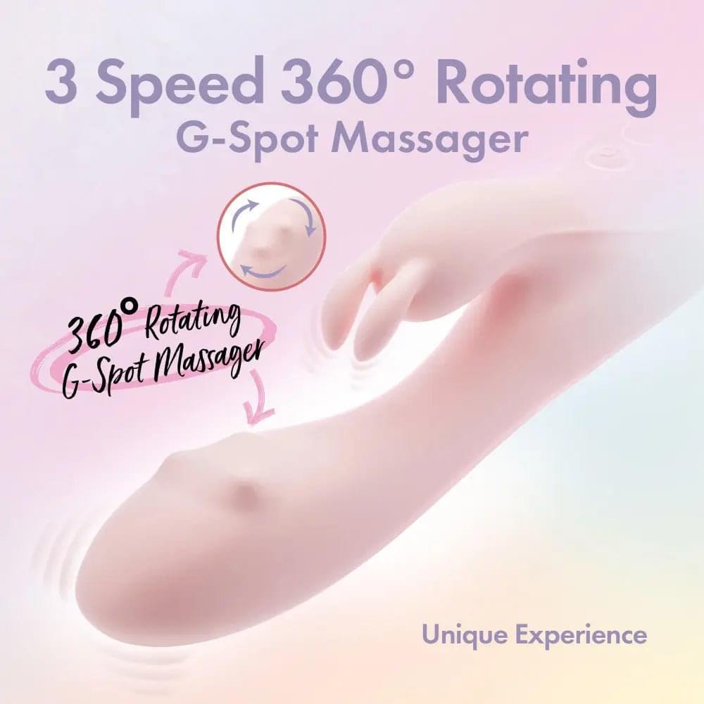 Play With Me - Fairy Flutter -  19.7 cm USB Rechargeable Rabbit Vibrator Blush Novelties Discreet Intimate Essentials.