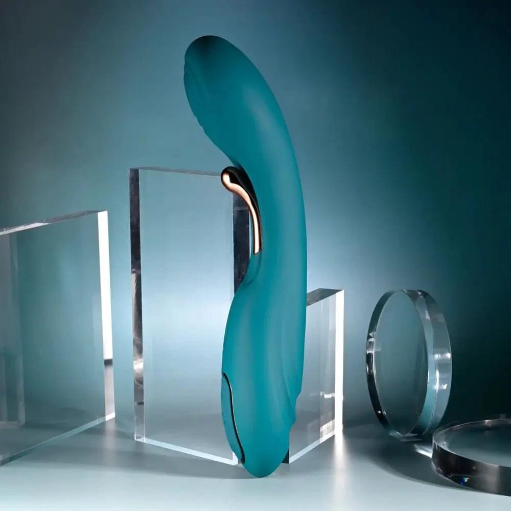 Playboy Pleasure AURELIE -  22.7 cm USB Rechargeable Vibrator with Internal Flicker Playboy Pleasure Discreet Intimate Essentials.