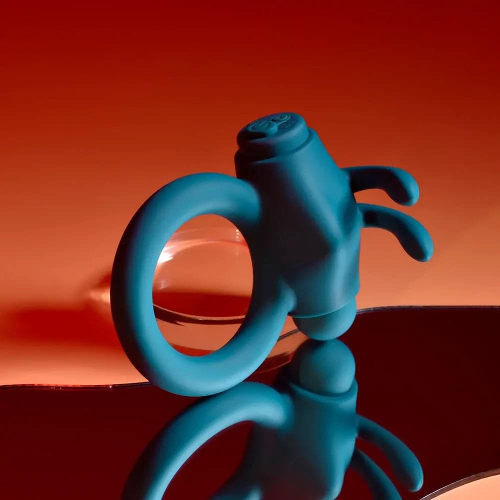 Playboy Pleasure BUNNY BUZZER -  USB Rechargeable Vibrating Cock Ring Playboy Pleasure Discreet Intimate Essentials.