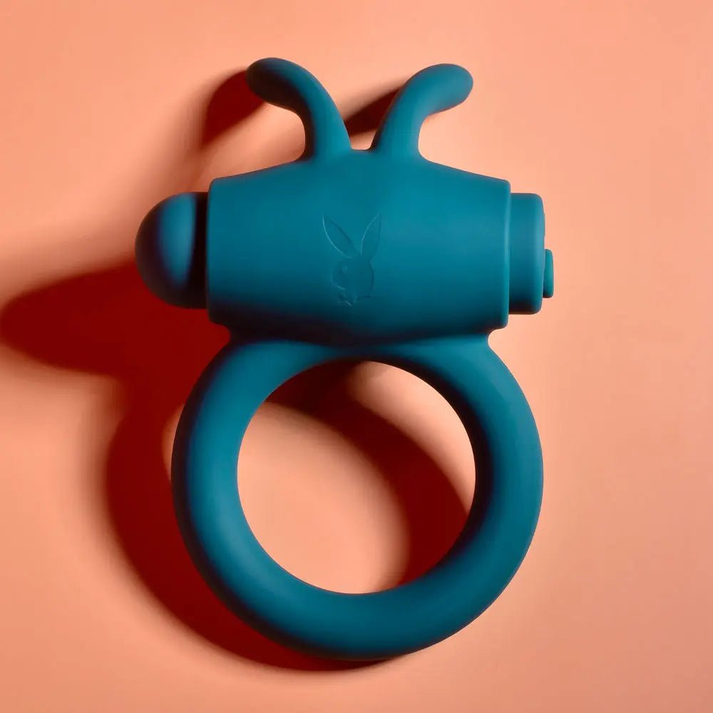 Shop affordable quality Playboy Pleasure BUNNY BUZZER - USB Rechargeable Vibrating Cock Ring - Discreet Intimate Essentials - COCK RINGS - Playboy Pleasure