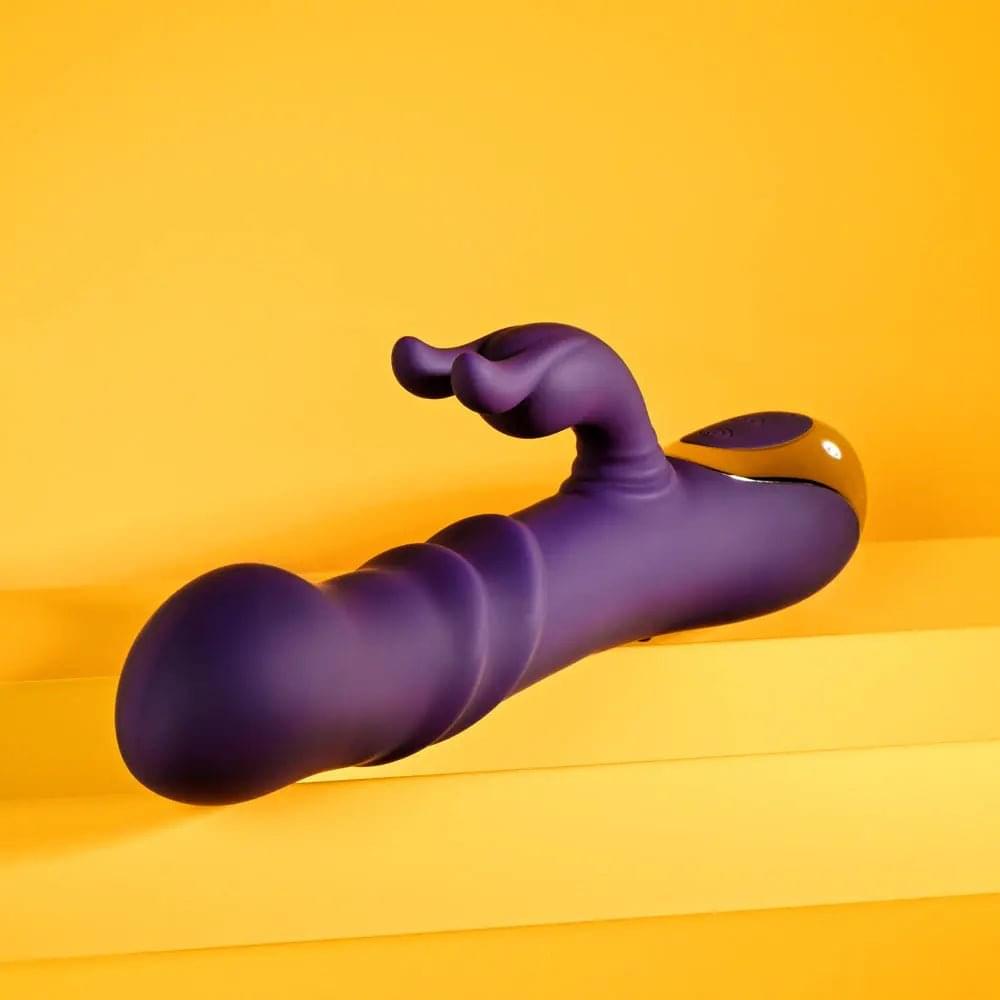 Playboy Pleasure BUNNY PUNCH -  24.4 cm USB Rechargeable Twirling Rabbit Vibrator Playboy Pleasure Discreet Intimate Essentials.