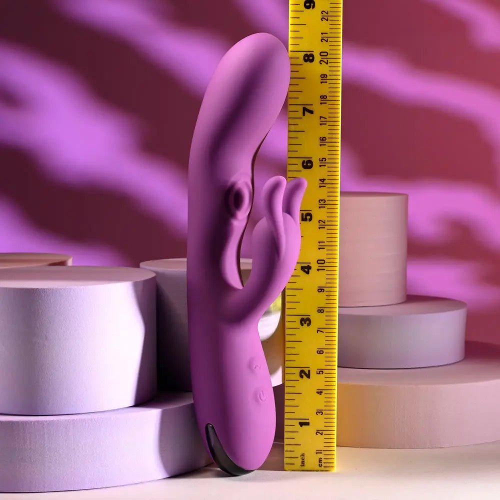 Shop affordable quality Playboy Pleasure BUSY BUNNY - 22.6 cm USB Rechargeable Rabbit Vibrator with Tapping Shaft - Discreet Intimate Essentials - VIBRATORS - Playboy Pleasure