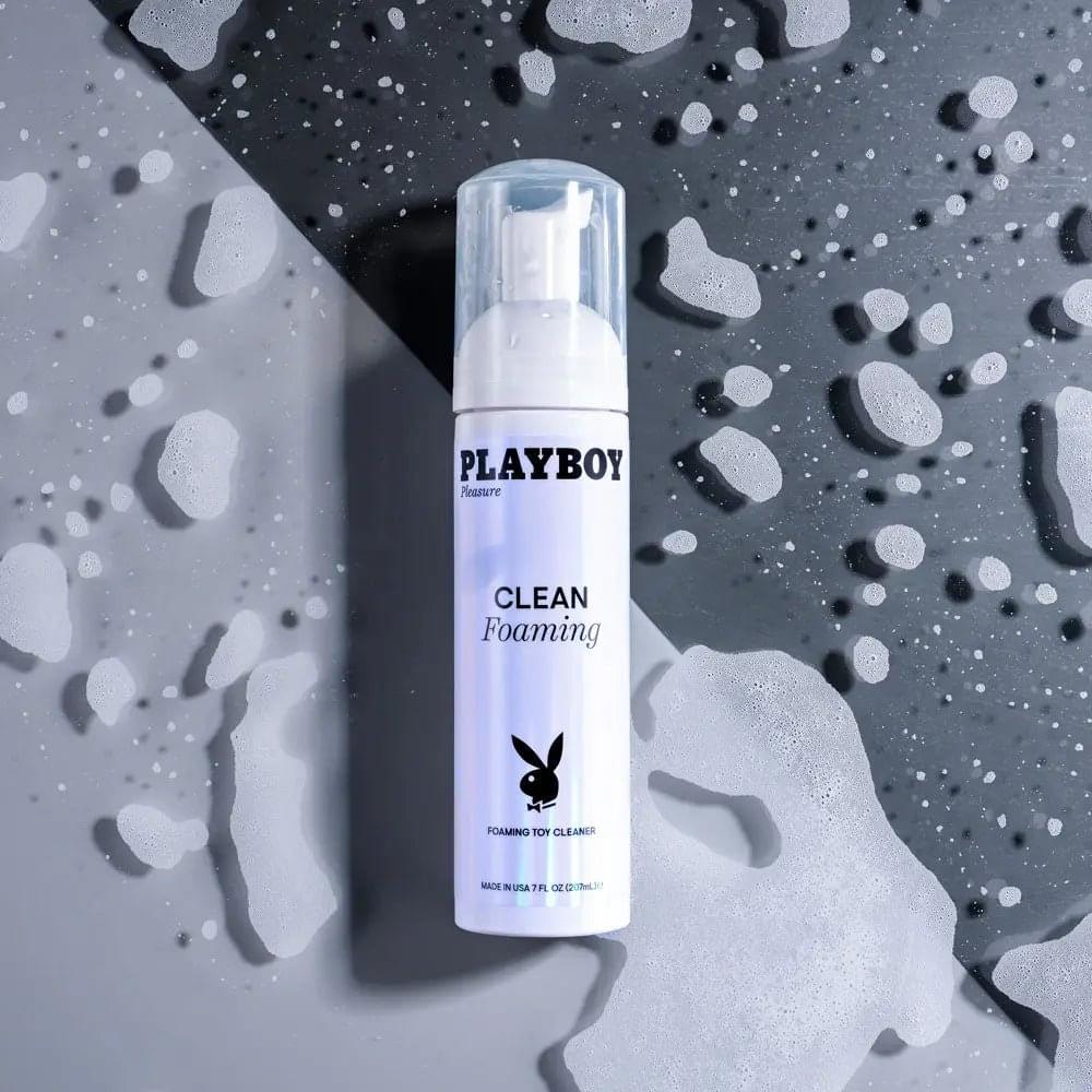 Playboy Pleasure CLEAN FOAMING - Foaming Toy Cleaner - 207 ml Bottle Playboy Pleasure Discreet Intimate Essentials.