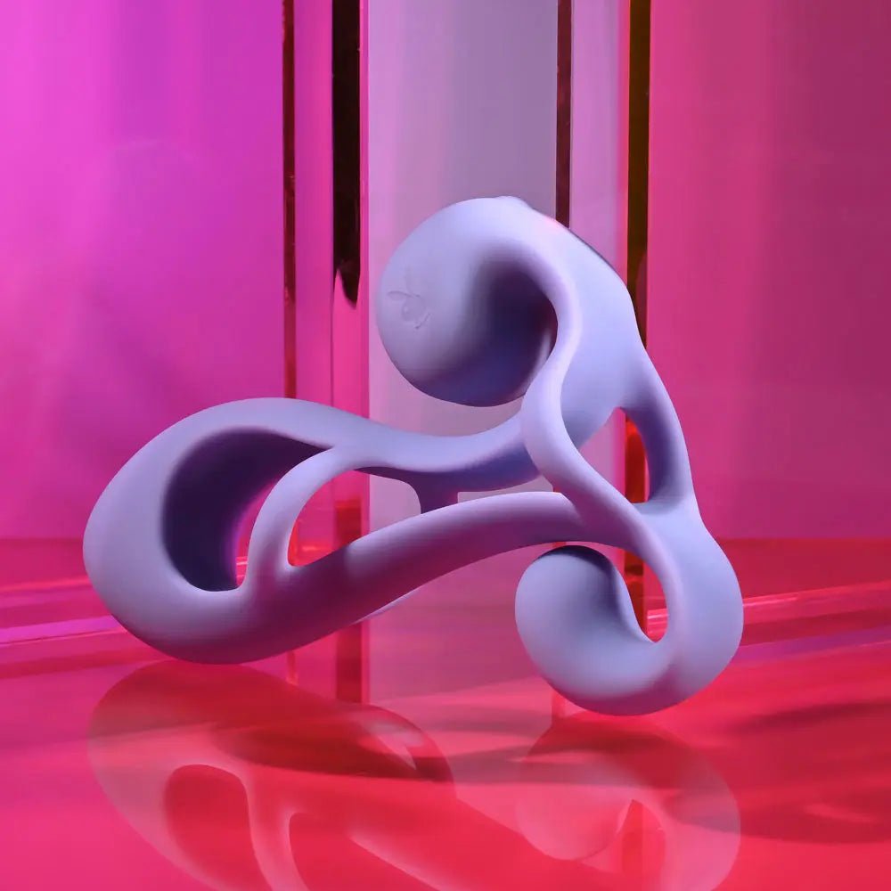 Shop affordable quality Playboy Pleasure FANTASY CAGE - USB Rechargeable Vibrating Penis Sleeve - Discreet Intimate Essentials - SLEEVES - Playboy Pleasure