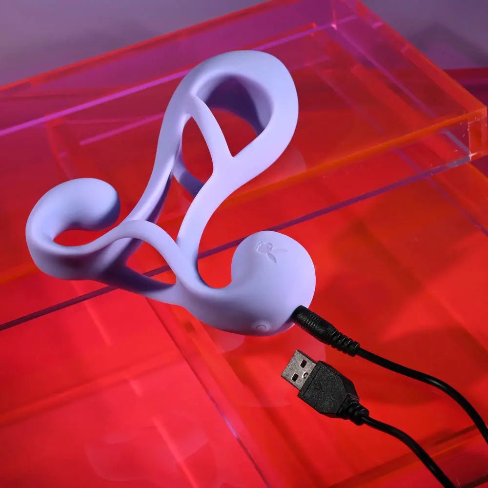Shop affordable quality Playboy Pleasure FANTASY CAGE - USB Rechargeable Vibrating Penis Sleeve - Discreet Intimate Essentials - SLEEVES - Playboy Pleasure
