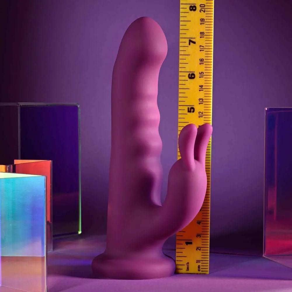 Playboy Pleasure FLUFFLE -  19.7 cm USB Rechargeable Rabbit Vibrator Playboy Pleasure Discreet Intimate Essentials.