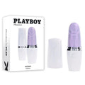 Playboy Pleasure GETAWAY - White/ 14.2 cm USB Rechargeable Tapping Stimulator Playboy Pleasure Discreet Intimate Essentials.