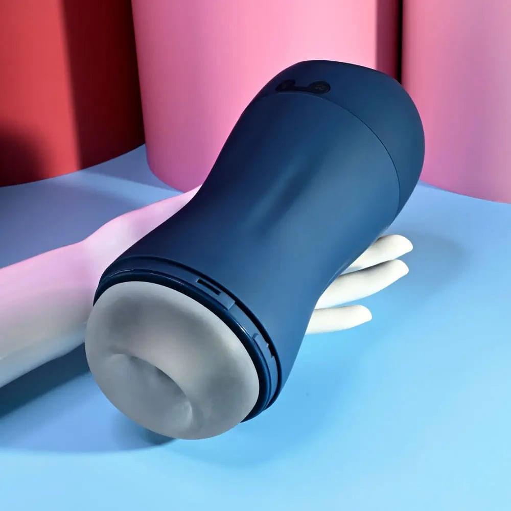 Playboy Pleasure GUSTO - USB Rechargeable Vibrating & Sucking Masturbator Playboy Pleasure Discreet Intimate Essentials.