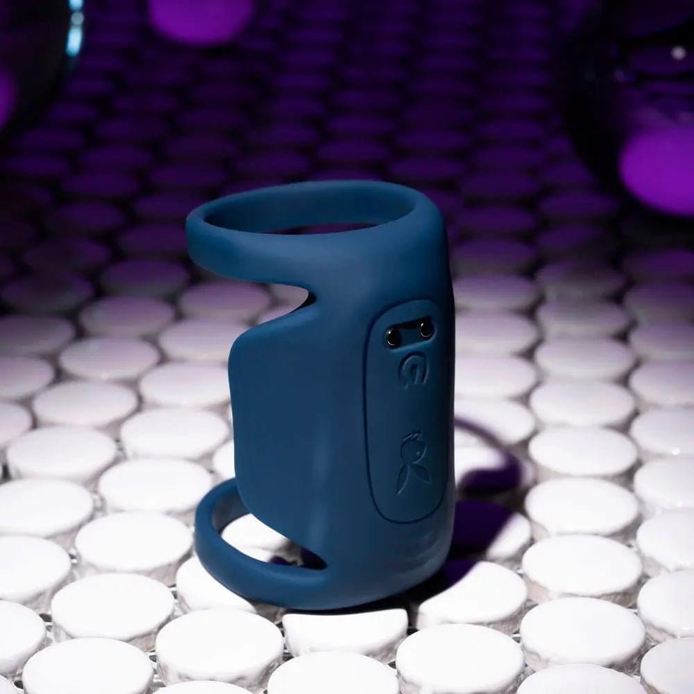 Playboy Pleasure JET PACK - Dark  USB Rechargeable Vibrating Penis Harness Playboy Pleasure Discreet Intimate Essentials.