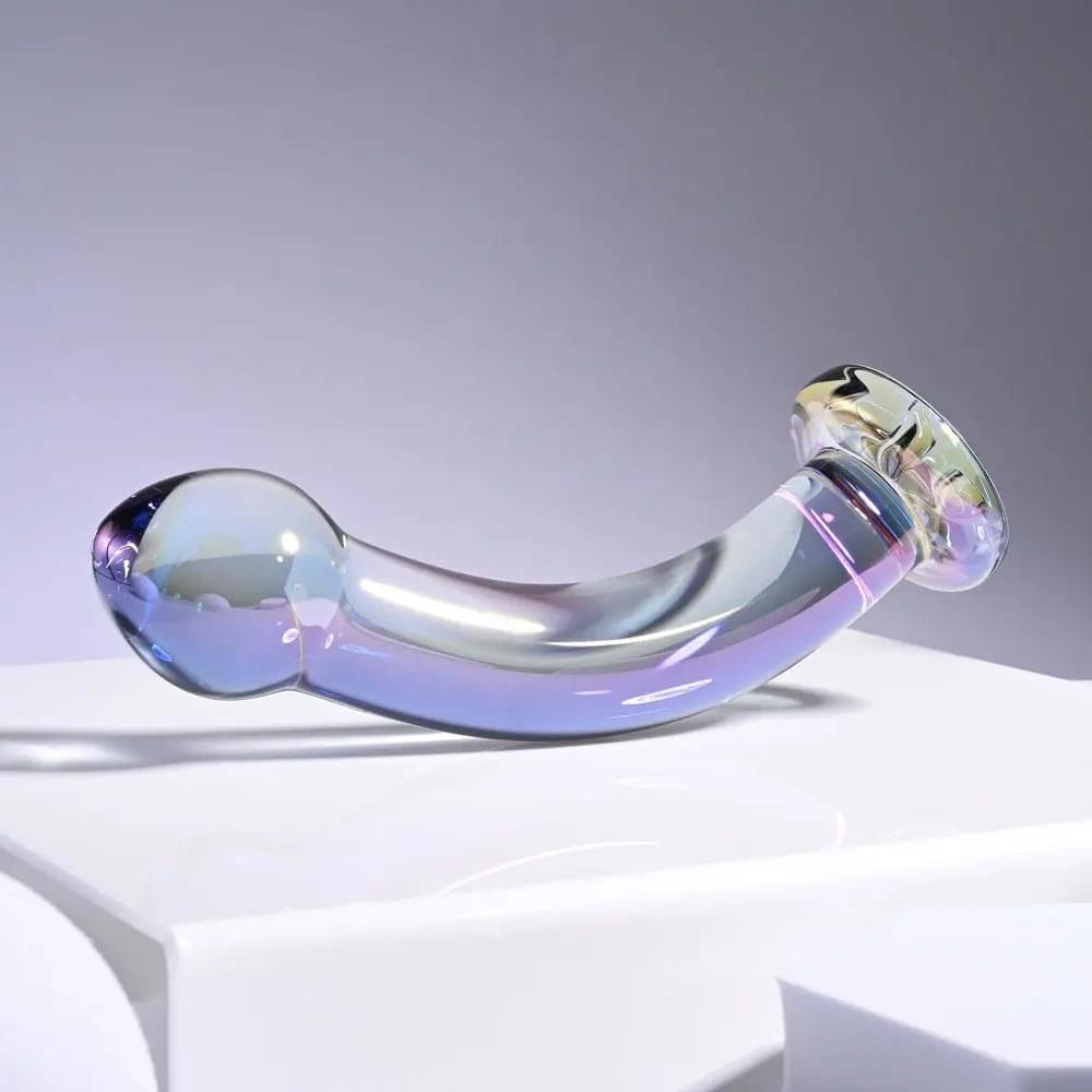 Playboy Pleasure JEWELS KING -  Glass 16.3 cm Dildo Playboy Pleasure Discreet Intimate Essentials.