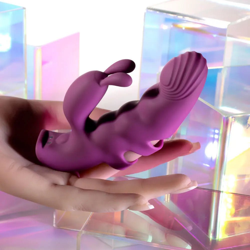 Shop affordable quality Playboy Pleasure LEND A HAND - USB Rechargeable Finger Vibrator - Discreet Intimate Essentials - STIMULATORS - Playboy Pleasure