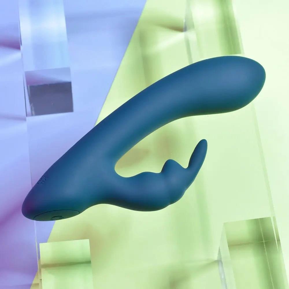Playboy Pleasure LIL RABBIT - Deep Teal 14.6 cm USB Rechargeable Rabbit Vibrator Playboy Pleasure Discreet Intimate Essentials.