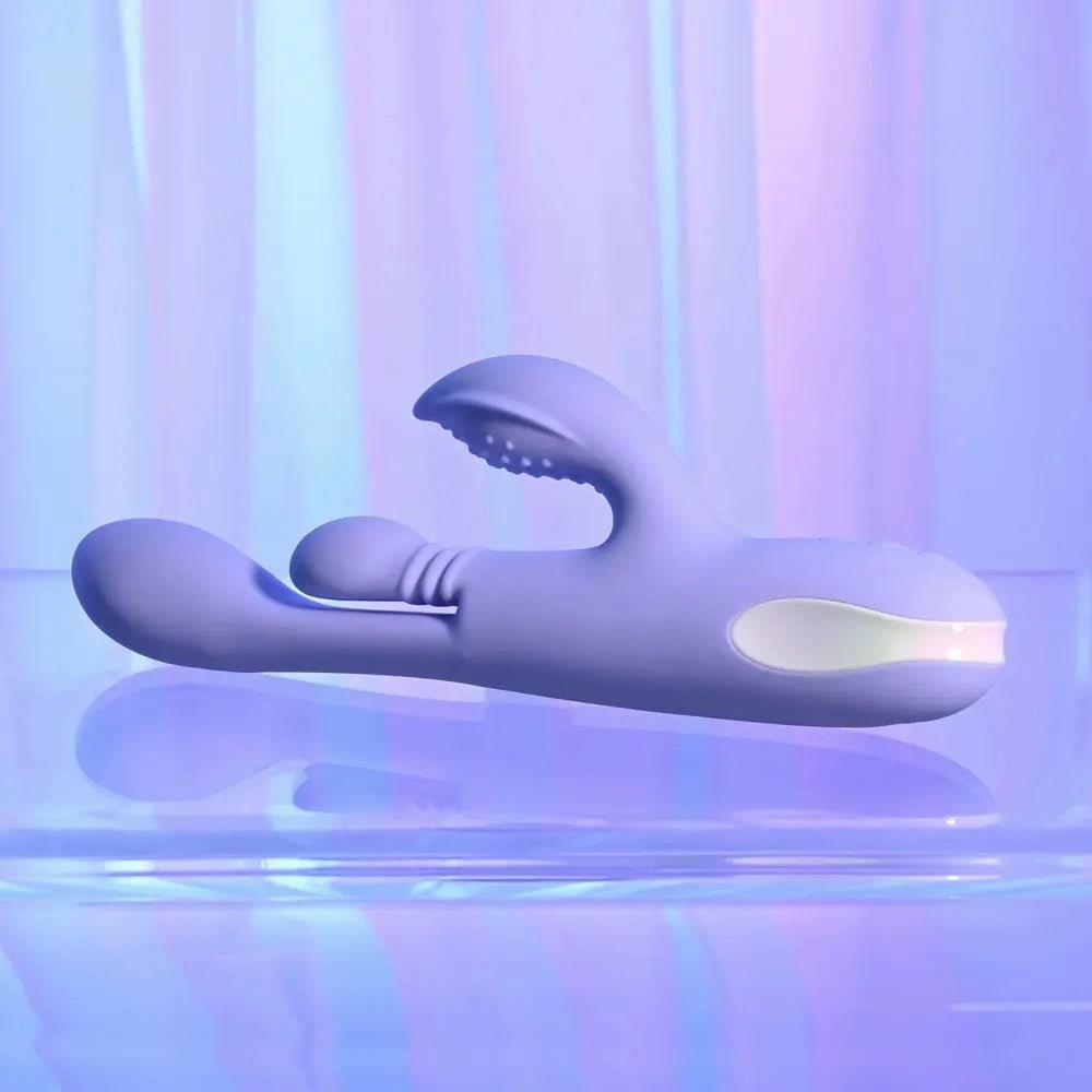 Playboy Pleasure NUBBIN RUBBIN -  24.1 cm USB Rechargeable Thrusting Rabbit Vibrator Playboy Pleasure Discreet Intimate Essentials.