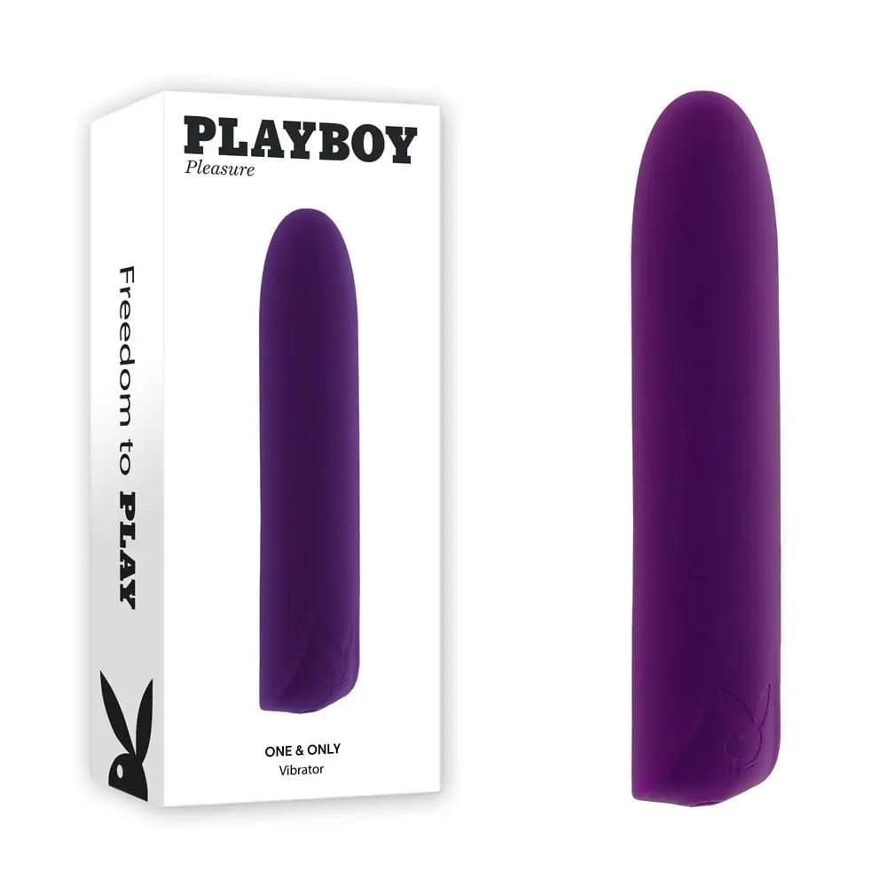 Playboy Pleasure ONE & ONLY -  12 cm USB Rechargeable Bullet Playboy Pleasure Discreet Intimate Essentials.