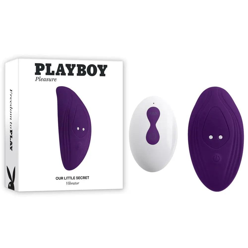Playboy Pleasure OUR LITTLE SECRET -  USB Rechargeable Panty Vibrator with Wireless Remote Control Playboy Pleasure Discreet Intimate Essentials.