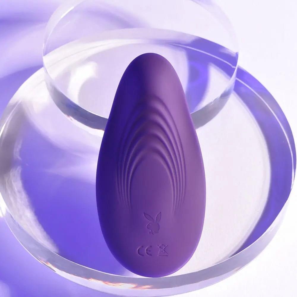 Playboy Pleasure OUR LITTLE SECRET -  USB Rechargeable Panty Vibrator with Wireless Remote Control Playboy Pleasure Discreet Intimate Essentials.
