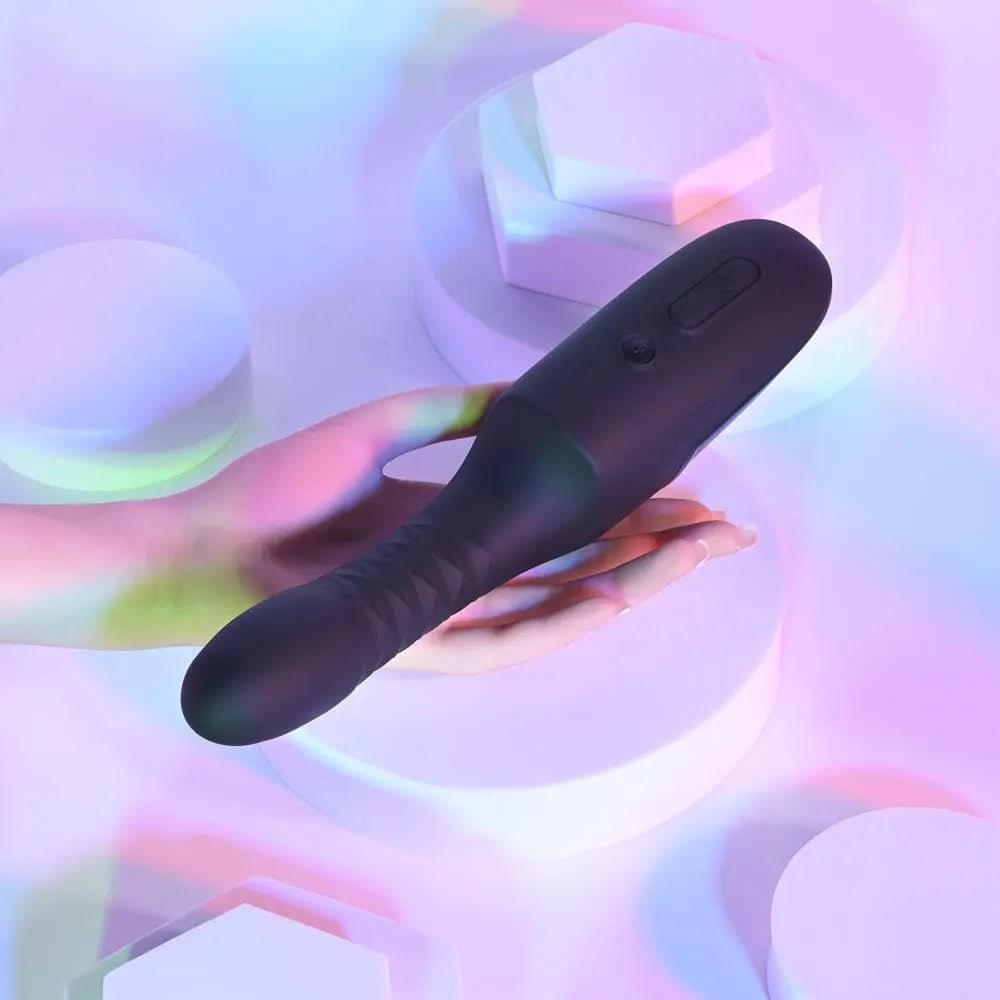 Playboy Pleasure OVERDRIVE -  28.2 cm USB Rechargeable Thrusting Vibrator Playboy Pleasure Discreet Intimate Essentials.