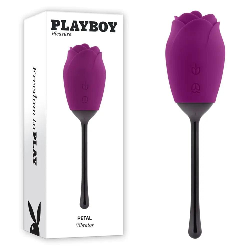 Playboy Pleasure PETAL -  USB Rechargeable Flicking Stimulator Playboy Pleasure Discreet Intimate Essentials.