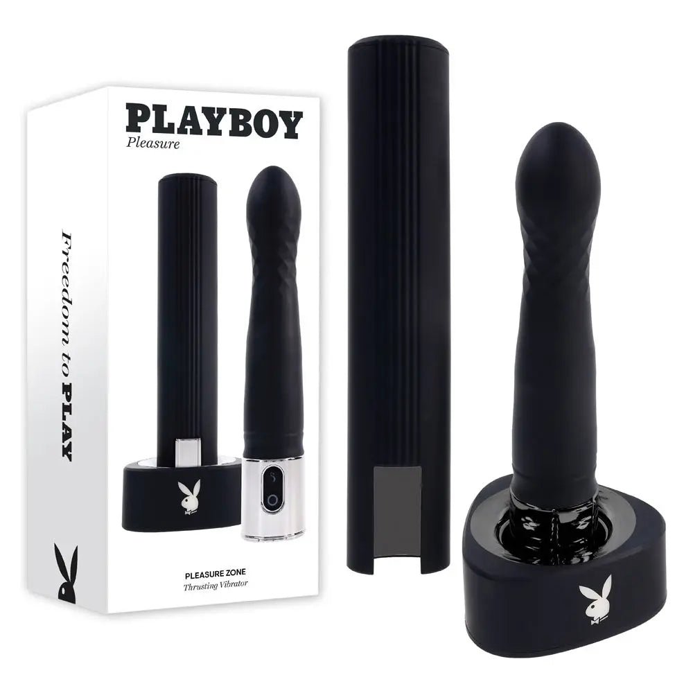 Shop affordable quality Playboy Pleasure PLEASURE ZONE - 21.4 cm Rechargeable Vibrator with USB Charging Dock - Discreet Intimate Essentials - VIBRATORS - Playboy Pleasure