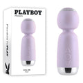 Shop affordable quality Playboy Pleasure ROYAL MINI - Lilac 12.5 cm USB Rechargeable Mini Wand Vibrator - Discreet Intimate Essentials - VIBRATORS - Playboy Pleasure