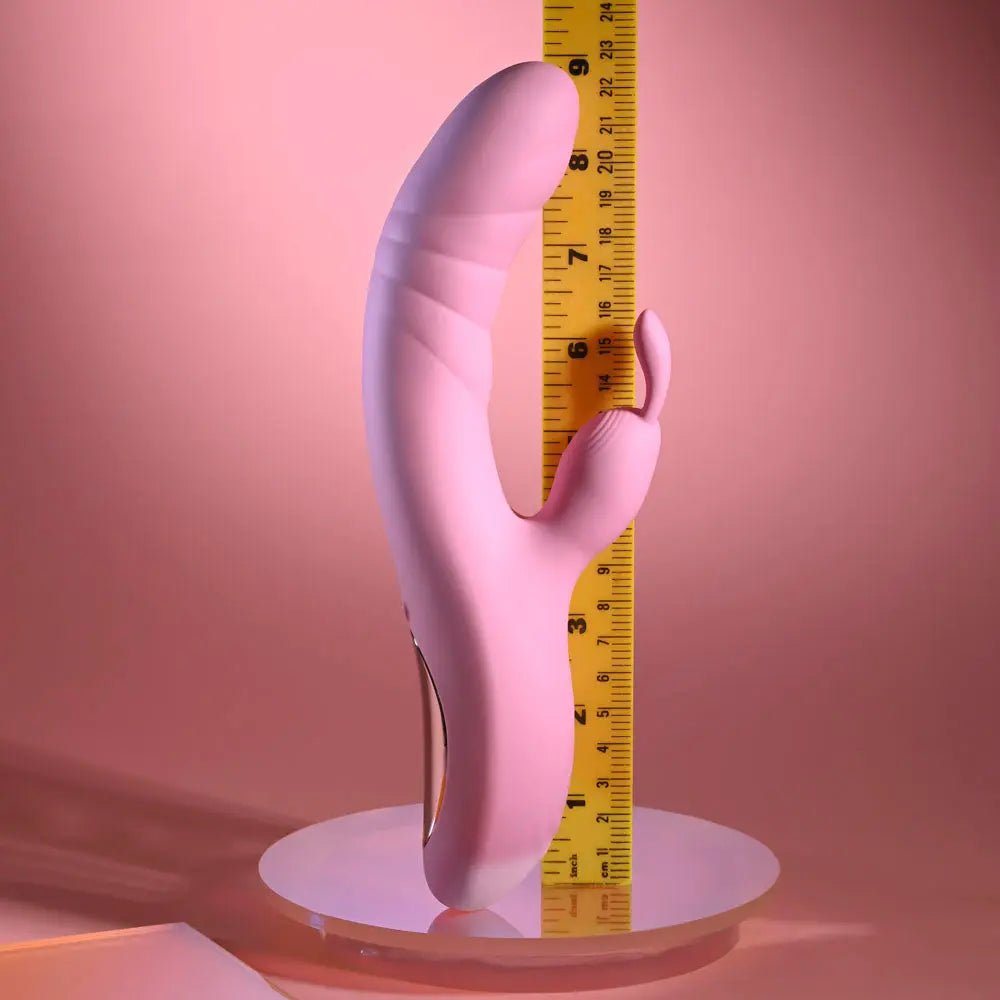 Shop affordable quality Playboy Pleasure RUB ME RIGHT - 23.2 cm USB Rechargeable Thrusting Rabbit Vibrator - Discreet Intimate Essentials - VIBRATORS - Playboy Pleasure
