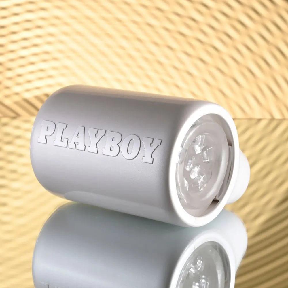 Playboy Pleasure SPIN DOCTOR -  USB Rechargeable Vibrating & Spinning Stroker Playboy Pleasure Discreet Intimate Essentials.