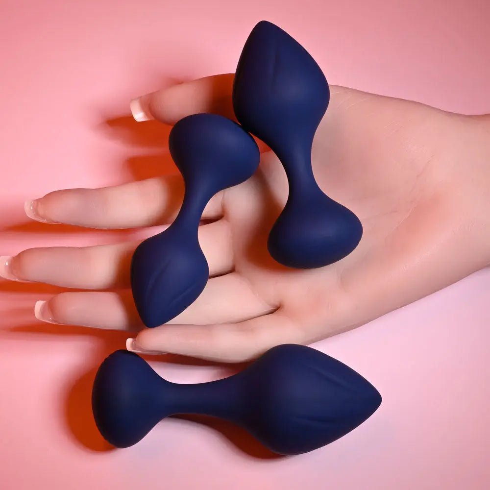 Shop affordable quality Playboy Pleasure TAIL TRAINER - Butt Plugs - Set of 3 Sizes - Discreet Intimate Essentials - ANAL TOYS - Playboy Pleasure