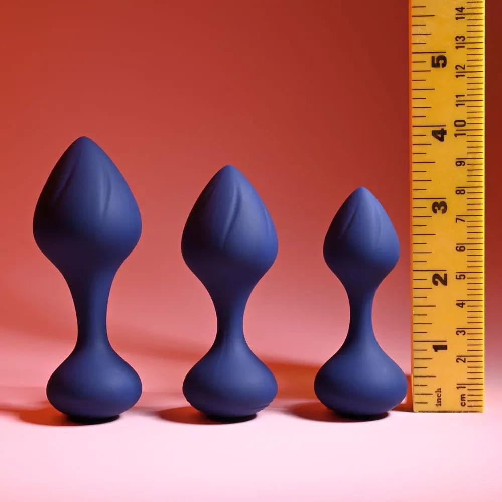 Playboy Pleasure TAIL TRAINER -  Butt Plugs - Set of 3 Sizes Playboy Pleasure Discreet Intimate Essentials.