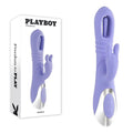 Playboy Pleasure TAP ME IN -  24.2 cm USB Rechargeable Rabbit Vibrator with Tapping Shaft Playboy Pleasure Discreet Intimate Essentials.