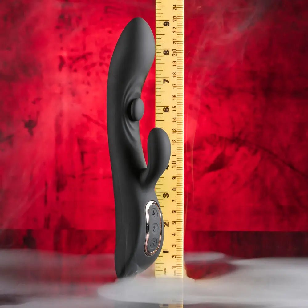 Shop affordable quality Playboy Pleasure THATS THE SPOT - 23.3 cm USB Rechargeable Rabbit Vibrator with G-Spot Tapper - Discreet Intimate Essentials - VIBRATORS - Playboy Pleasure