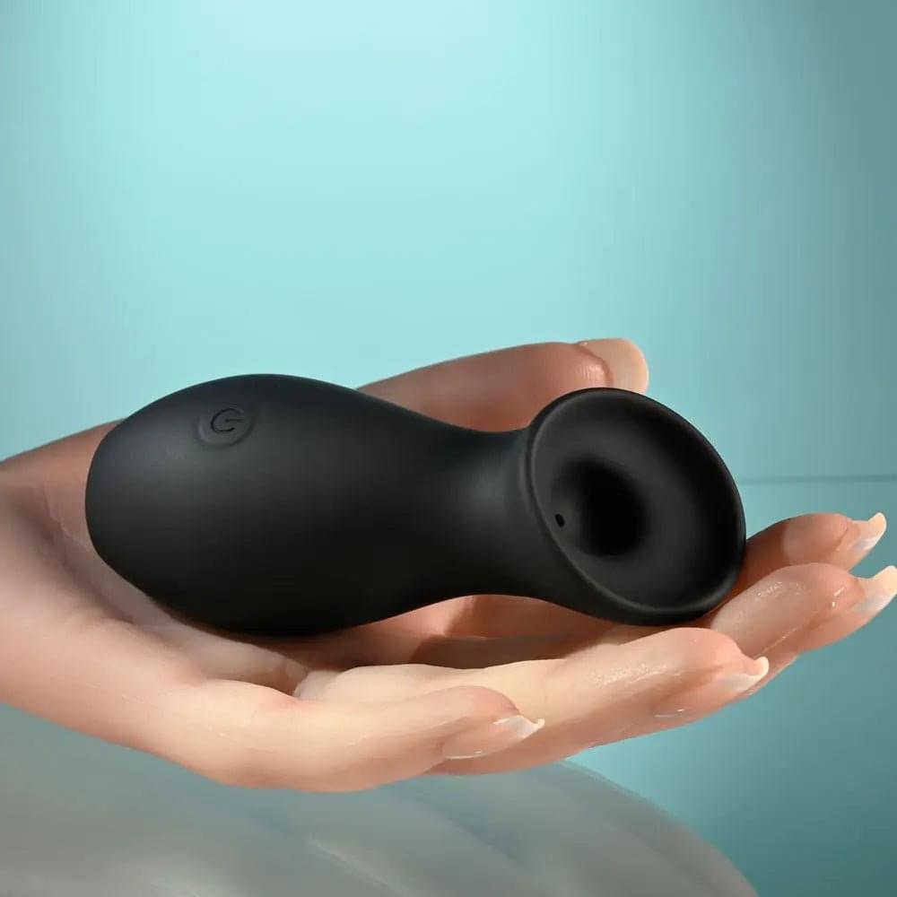 Playboy Pleasure THE JET SET - SUCKER -  10.3 cm Sucking Stimulator with Rechargeable Charging Case Playboy Pleasure Discreet Intimate Essentials.