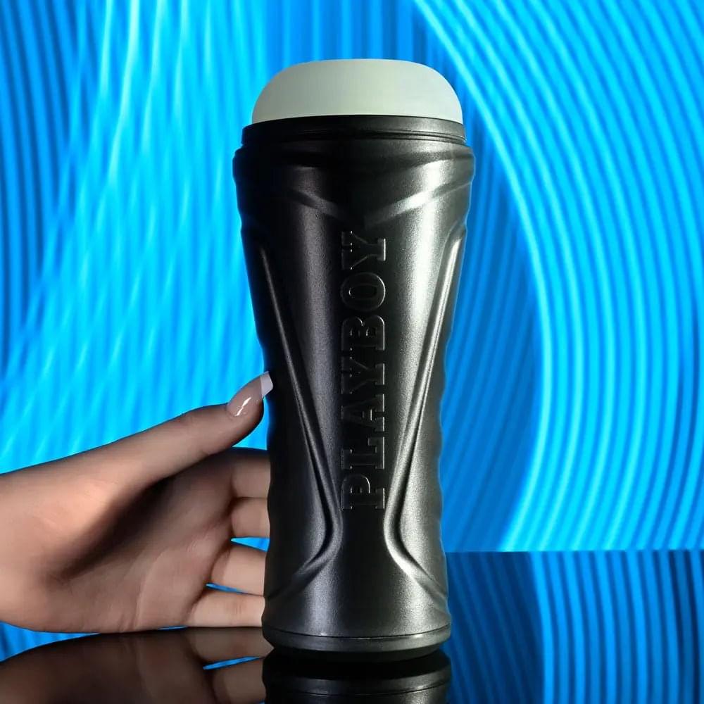 Playboy Pleasure THE URGE MEDIUM - Clear Stroker Playboy Pleasure Discreet Intimate Essentials.
