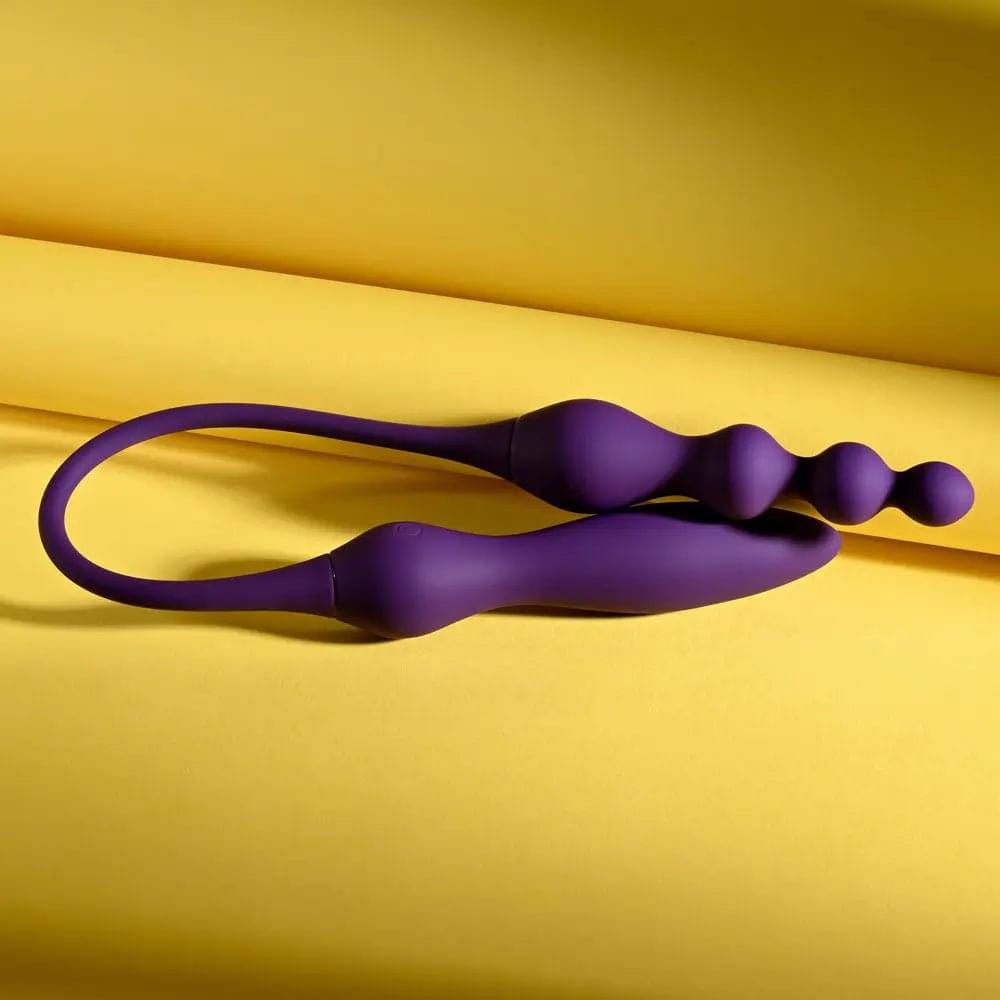 Playboy Pleasure THIS & THAT -  60 cm USB Rechargeable Flexible Dual Ended Vibrator Playboy Pleasure Discreet Intimate Essentials.