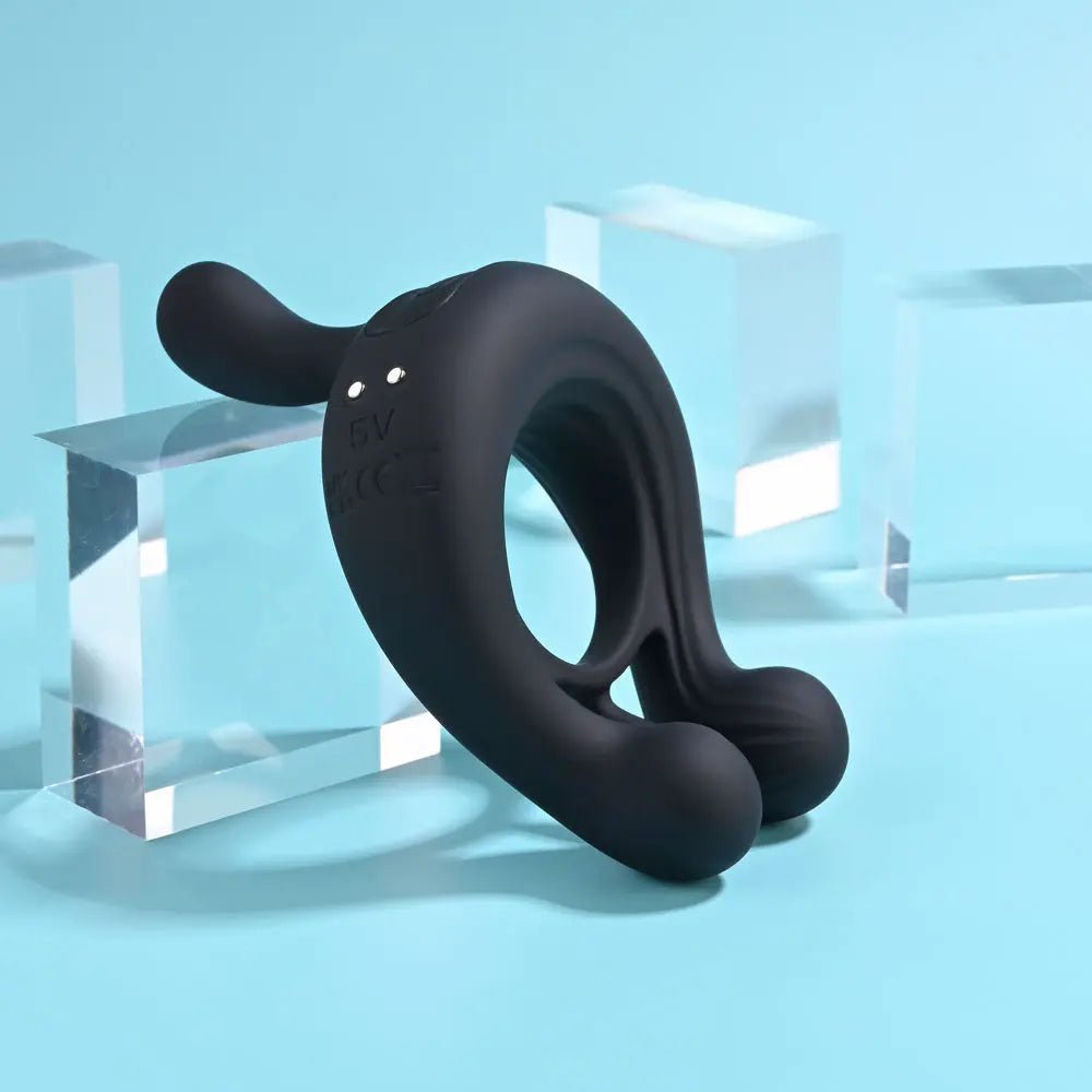 Shop affordable quality Playboy Pleasure TRIPLE PLAY - USB Rechargeable Cock Ring with Wireless Remote - Discreet Intimate Essentials - COCK RINGS - Playboy Pleasure