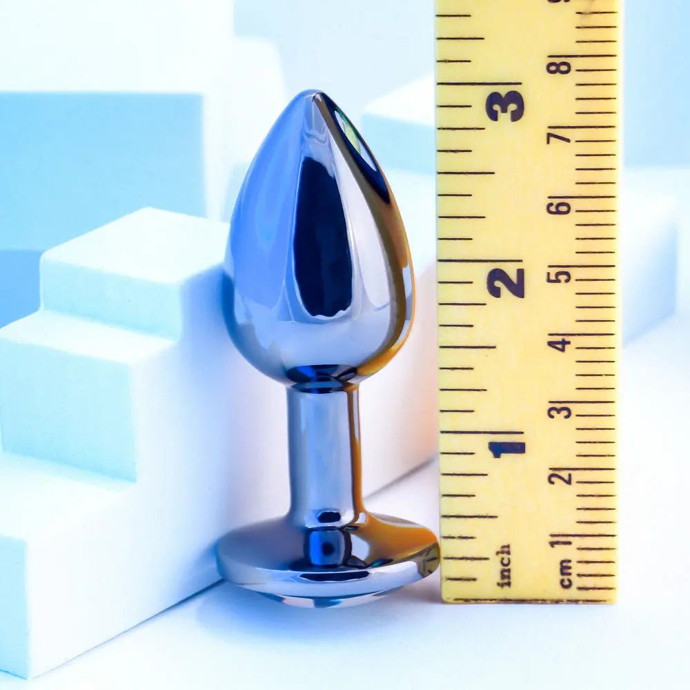 Shop affordable quality Playboy Pleasure TUX - Small - Metal 7.4 cm Small Butt Plug - Discreet Intimate Essentials - ANAL TOYS - Playboy Pleasure