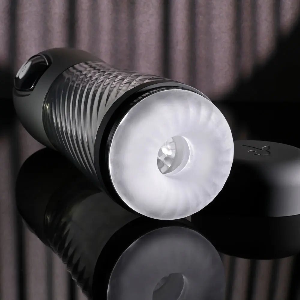 Shop affordable quality Playboy Pleasure WHIRLWIND - USB Rechargeable Thrusting and Spinning Auto Stroker - Discreet Intimate Essentials - MASTURBATORS - Playboy Pleasure
