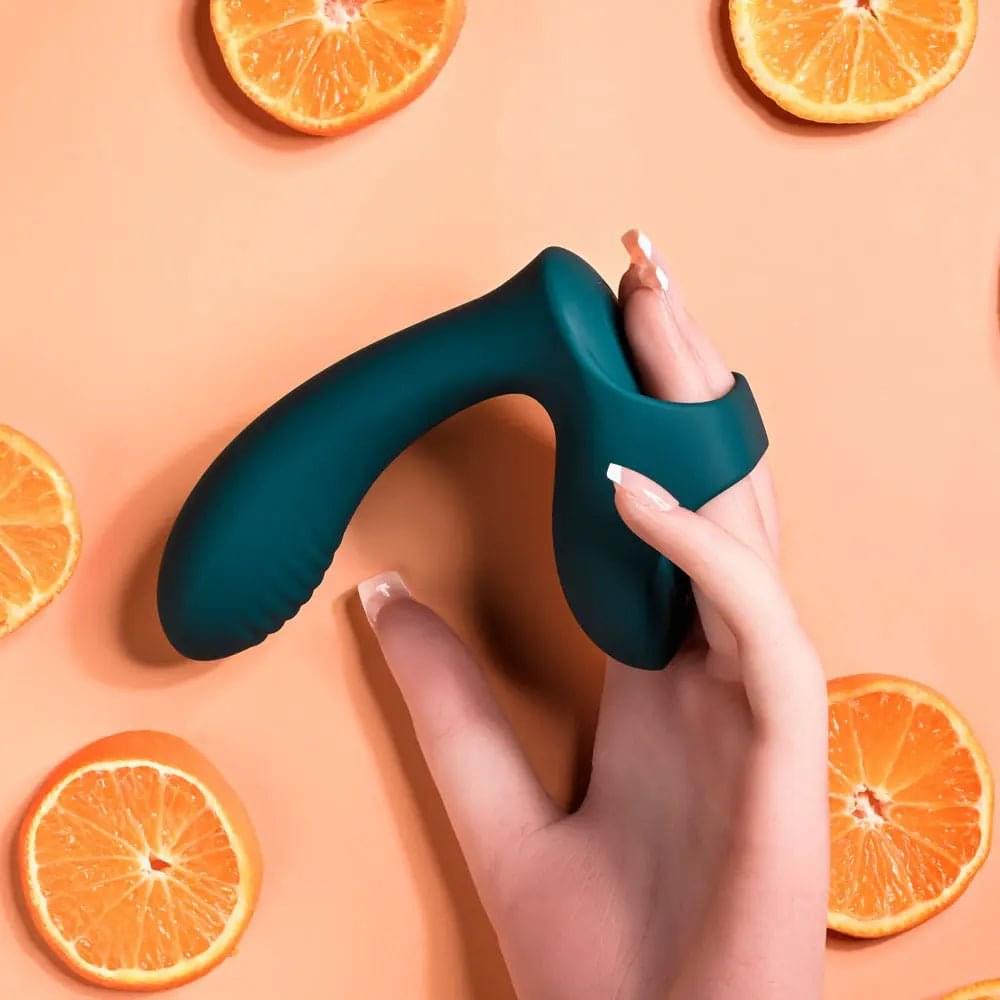 Playboy Pleasure WRAPPED AROUND YOUR FINGER -  USB Rechargeable Finger Stimulator Playboy Pleasure Discreet Intimate Essentials.