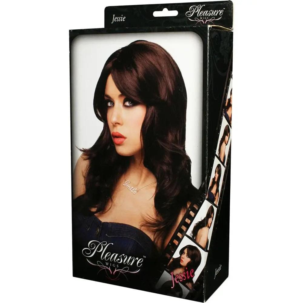 PLEASURE WIGS Jessie -  - Brunette Wig Xgen Products Discreet Intimate Essentials.