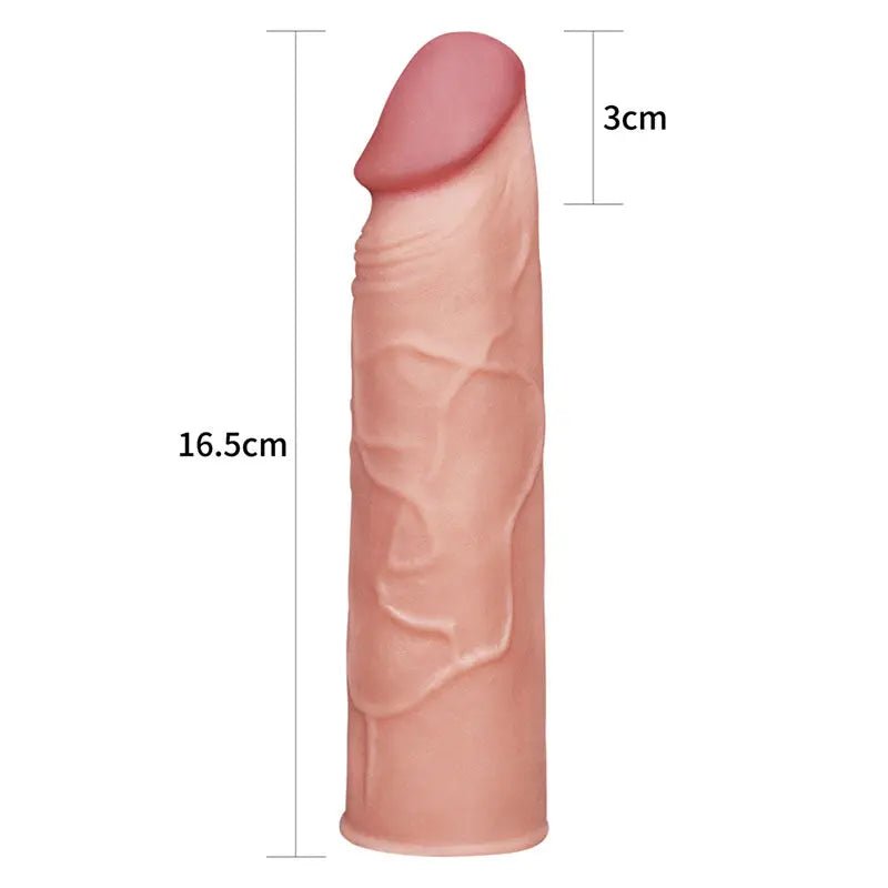 Shop affordable quality Pleasure X-Tender 1'' Sleeve - 2.54 cm (1'') Penis Extension Sleeve - Discreet Intimate Essentials - SLEEVES - Lovetoy
