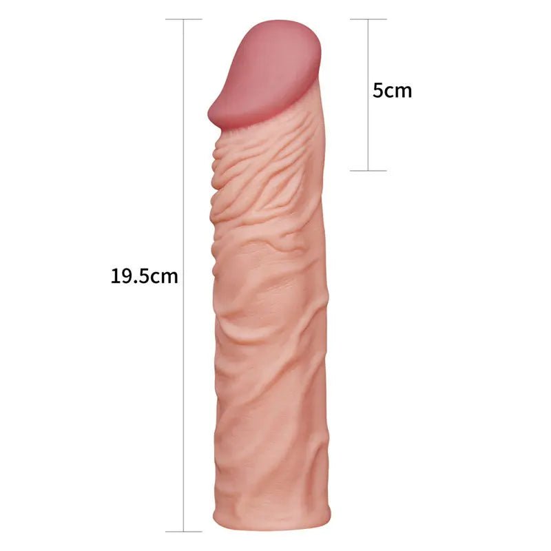 Shop affordable quality Pleasure X-Tender 2'' Sleeve - 5.1 cm (2'') Penis Extension Sleeve - Discreet Intimate Essentials - SLEEVES - Lovetoy