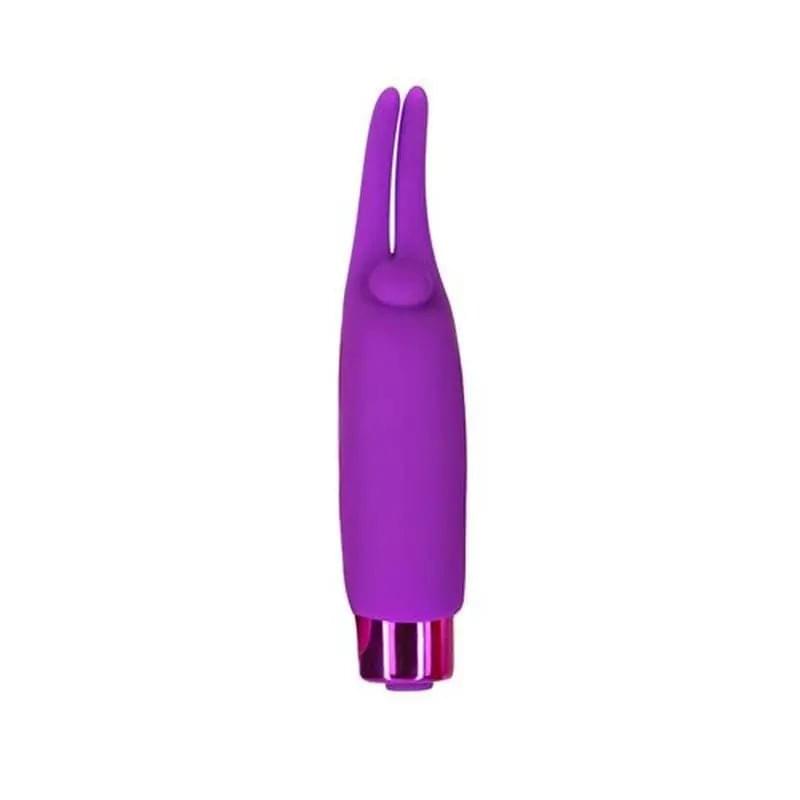 Power Bullet Teasing Tongue  w Rechargeable Bullet Purple PowerBullet Discreet Intimate Essentials.