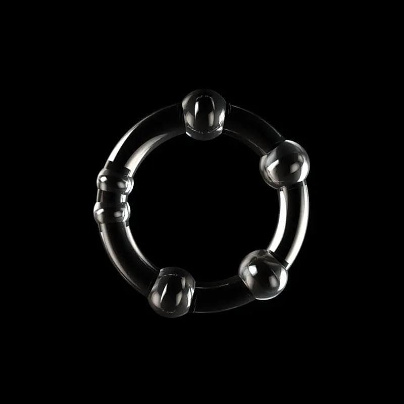 Power Plus Triple Beaded Ring Set -  Cock Rings - Set of 3 Lovetoy Discreet Intimate Essentials.