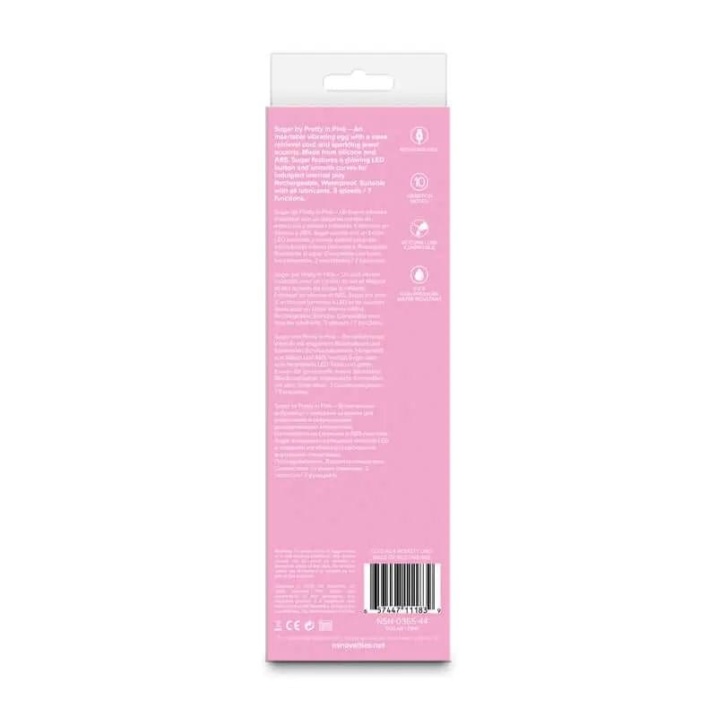 Pretty in  Sugar -  -  21 cm USB Rechargeable Flexible Vibrator NS Novelties Discreet Intimate Essentials.