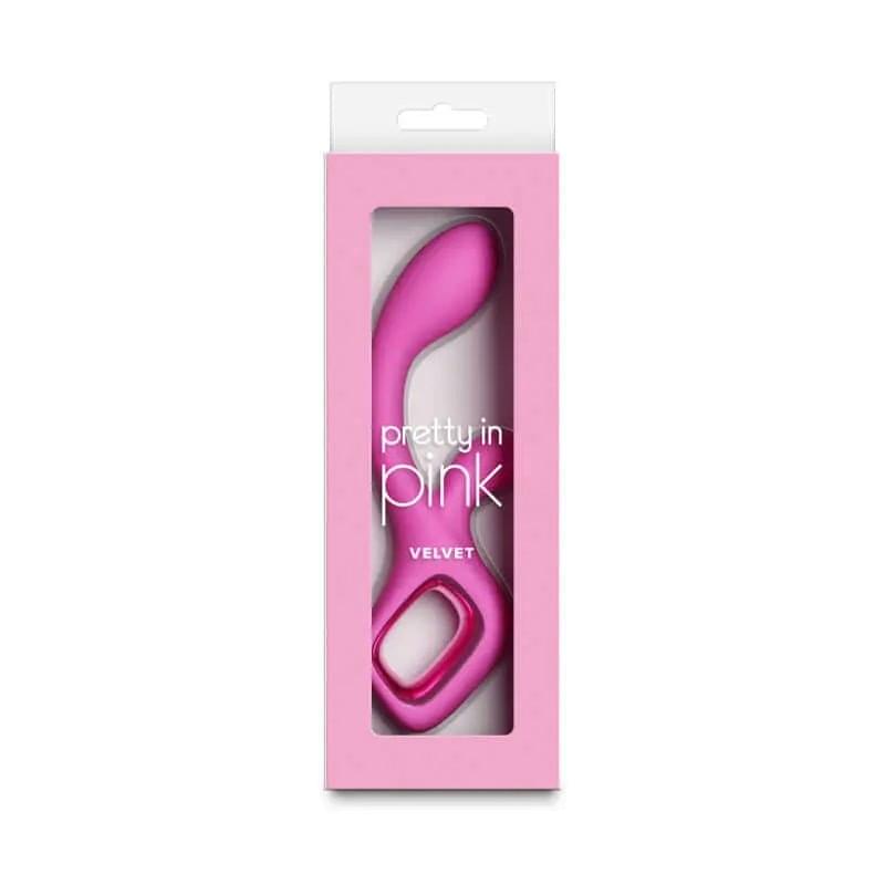 Pretty in  Velvet -  -  18.7 cm USB Rechargeable Rabbit Vibrator NS Novelties Discreet Intimate Essentials.