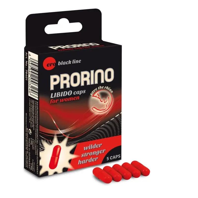 PRORINO Libido Capsules For Women 5 Pc Hot Ero Discreet Intimate Essentials.